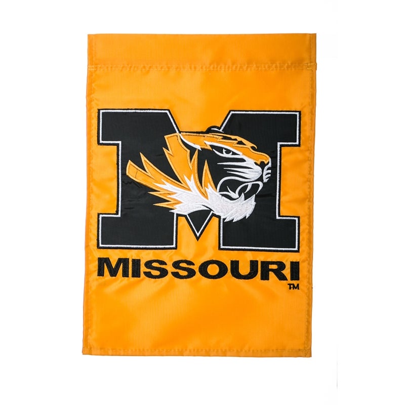 Applique University Of Missouri Tigers Garden Flag, 12.5 x 18 inches