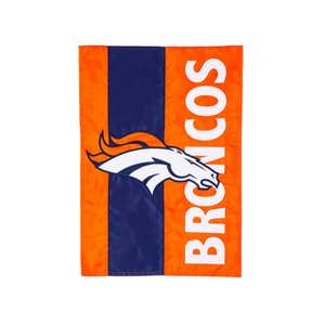 Denver Broncos Embellished Garden Flag