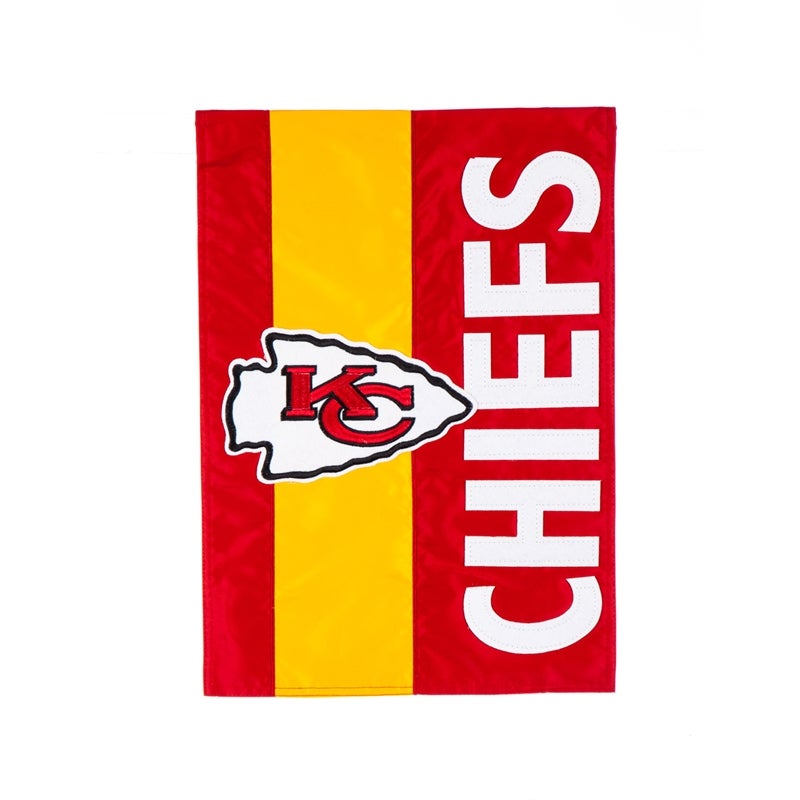 Kansas City Chiefs Embellished Garden Flag