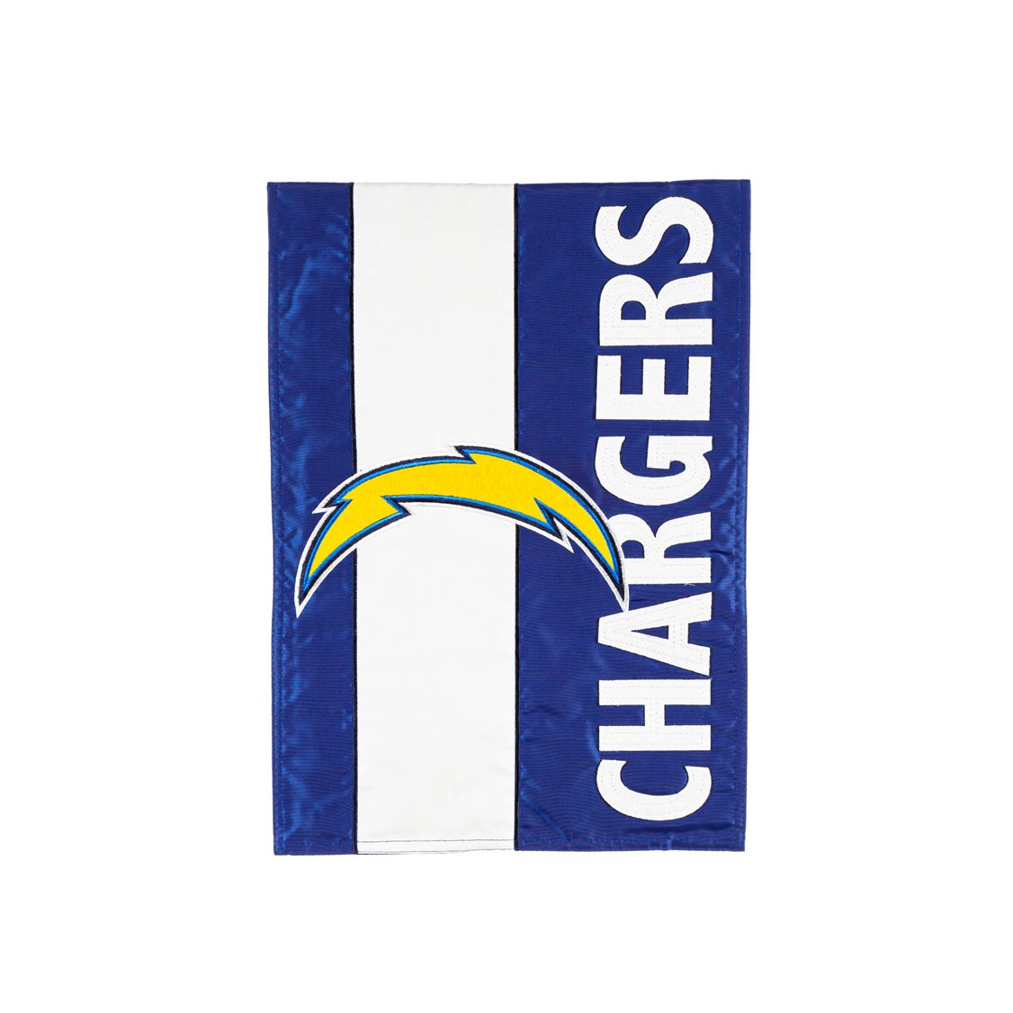 Los Angeles Chargers Embellished Applique Garden Flag