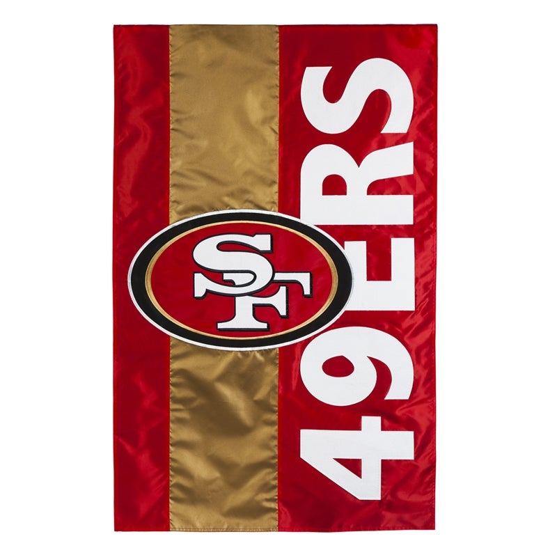 San Francisco 49ers Embellished Garden Flag