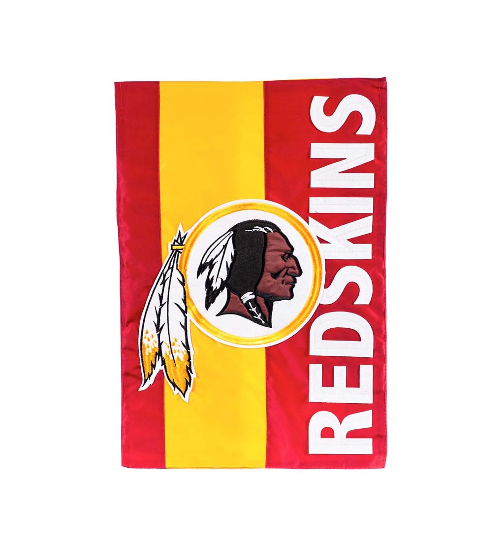 Washington Redskins Mixed-Material Embellished Appliqué Garden Flag