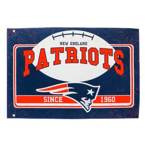 New England Patriots Linen Estate Flag