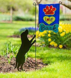 Dog Garden Flag Stand