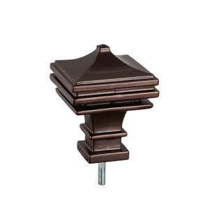 Pagoda Interchangeable Finial, Bronze