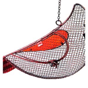 Cardinal Mesh Bird Feeder