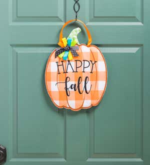 Happy Fall Pumpkin Door Décor