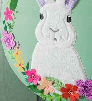 Gingham Bunny Door Dr