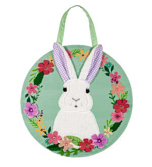 Gingham Bunny Door Dr