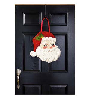 Santa Hooked Door Décor
