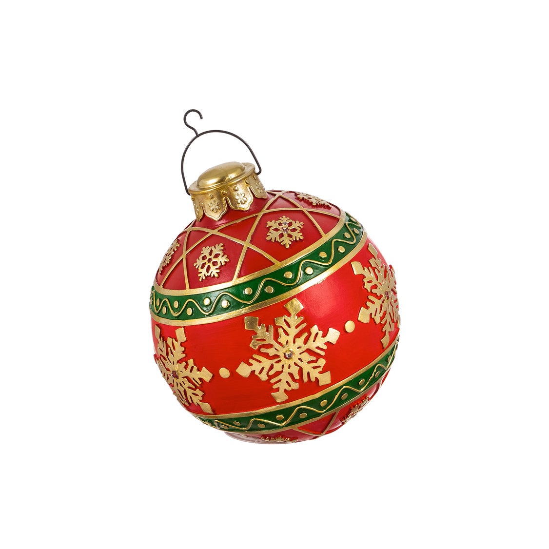 8" Red Battery Operated Outdoor Ornament