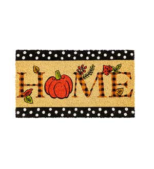 Pumpkin Home Decorative Coir Mat
