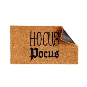 Halloween Greeting Coir Mat, Hocus Pocus