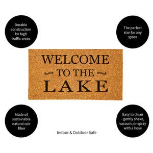Welcome to the Lake Coir Mat