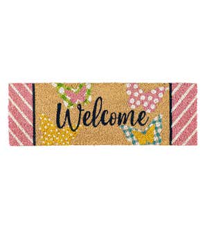 Patterned Butterfly Welcome Kensington Switch Mat, 28.25" X 9.25