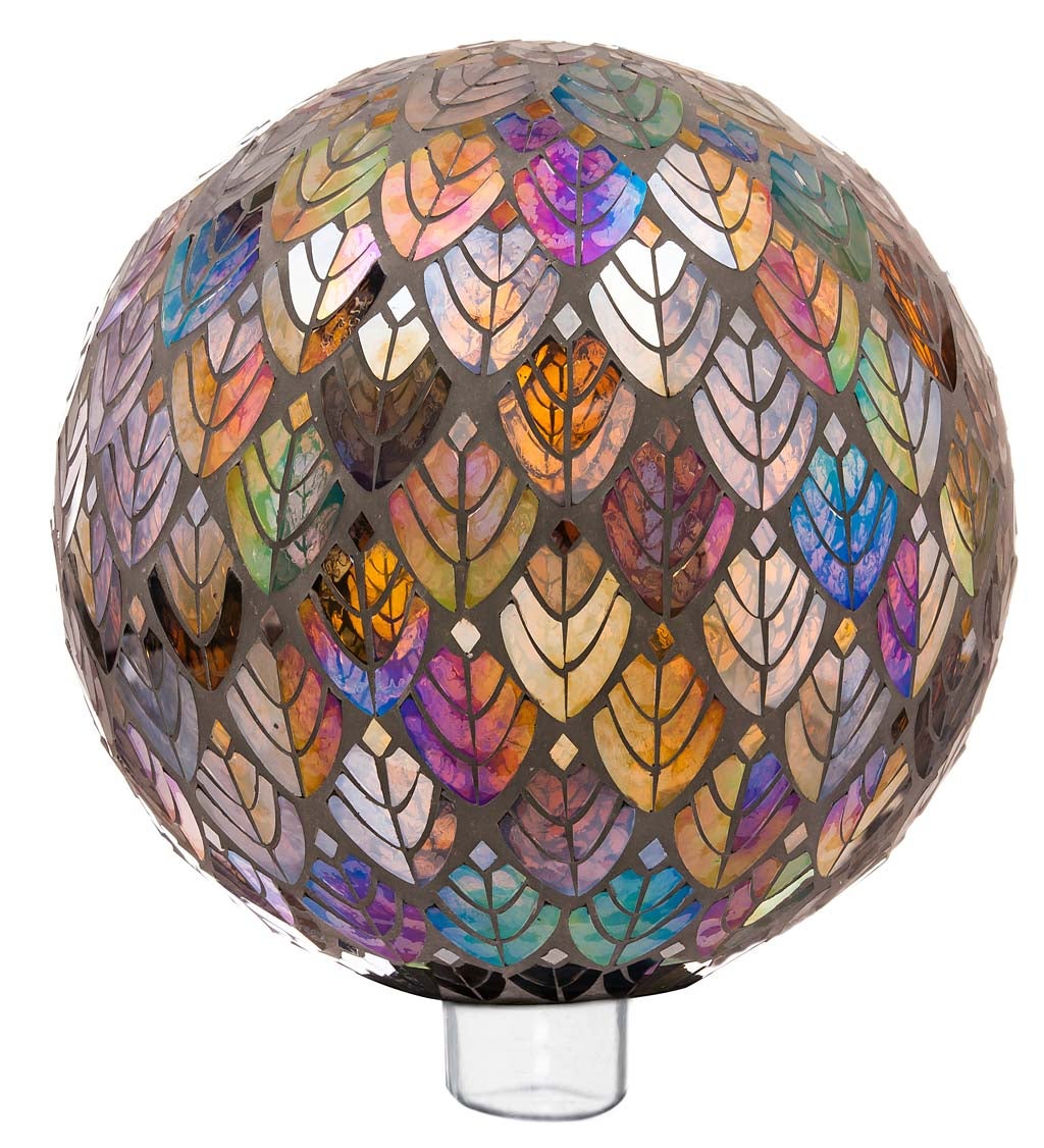 Baroque Splendor Mosaic Glass Gazing Ball