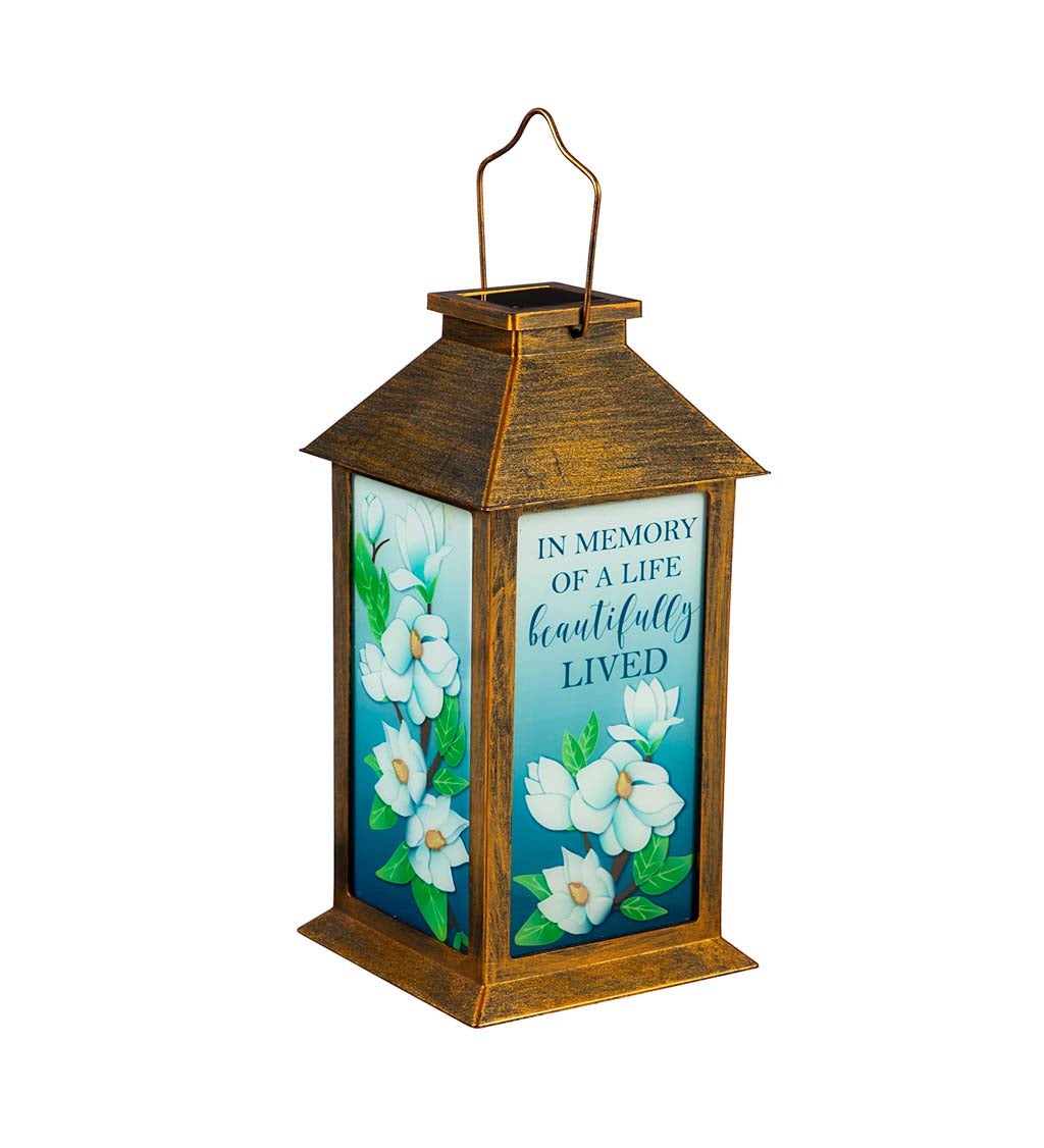 In Memory of a Life Beautifully Lived Solar Lantern