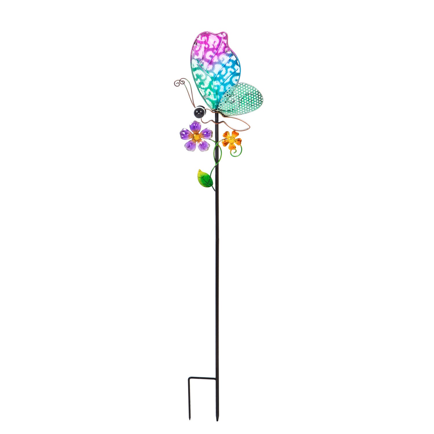 36"H Butterfly Secret Solar Garden Stake