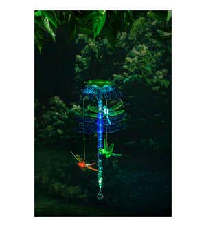 Light Chasing Color Changing Dragonfly Solar Mobile