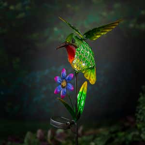 Solar Garden Stake, Hummingbird