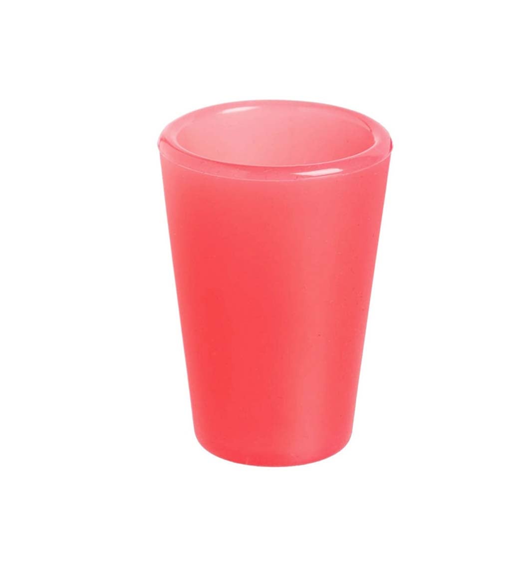 Cypress Home Solid Watermelon Silicone Shot Glass, 1.5 ounces