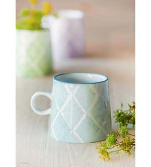 Light Blue Capri 10-oz Ceramic Coffee Cup