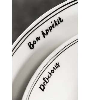 Bon Appétit Ceramic Serving Bowl