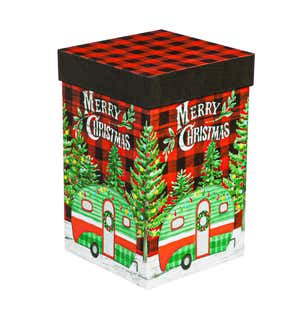 Ceramic Travel Cup with box, 17 Oz, Merry Christmas Camper