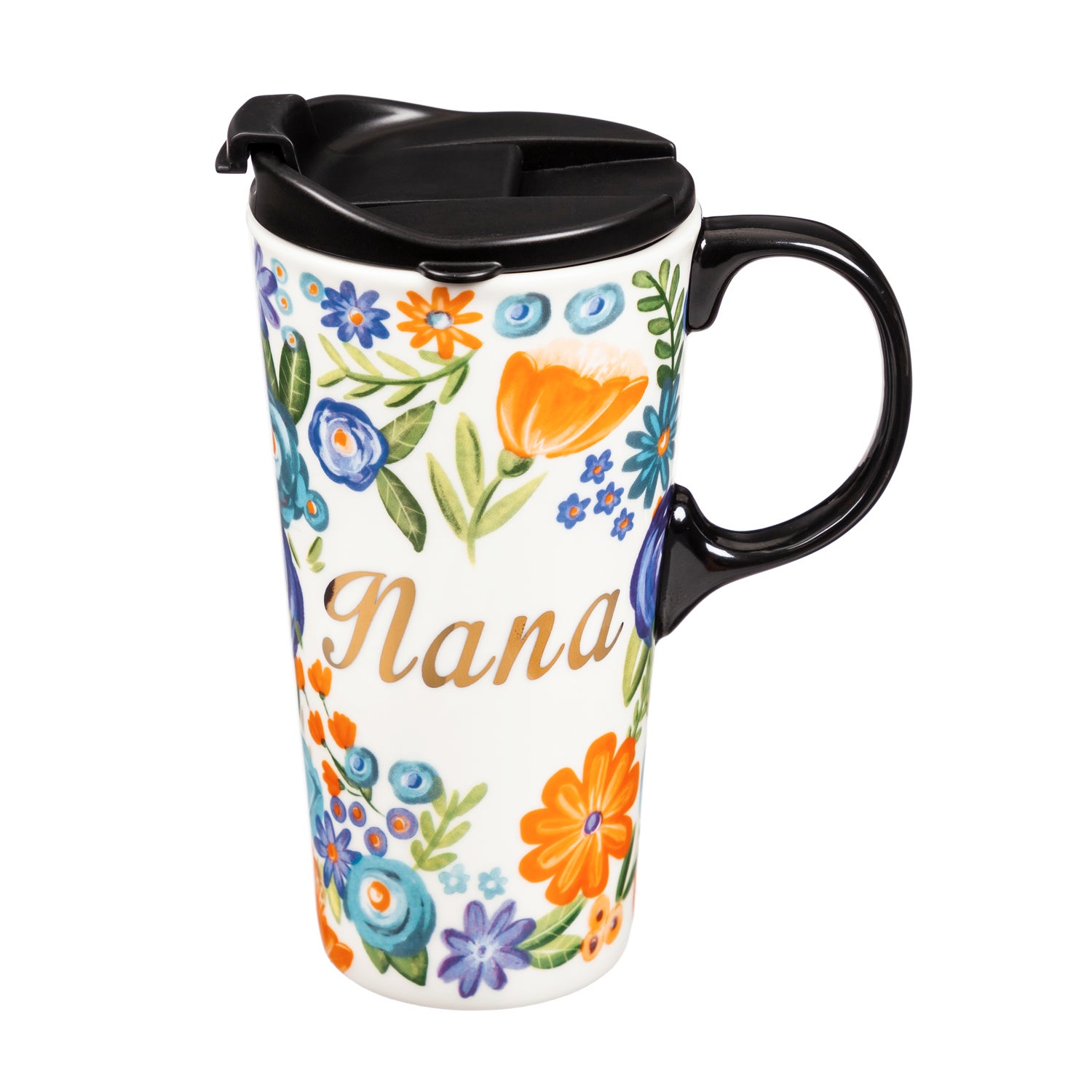 Nana Ceramic Travel Coffee Mug