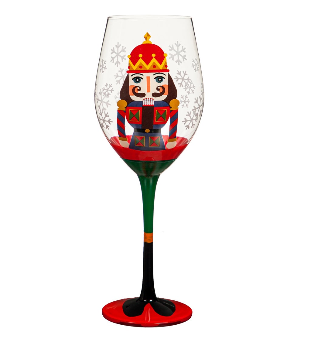 FALL GNOME WINE GLASS~HAND PAINTED! THANKSGIVING GNOME WINE GLASS
