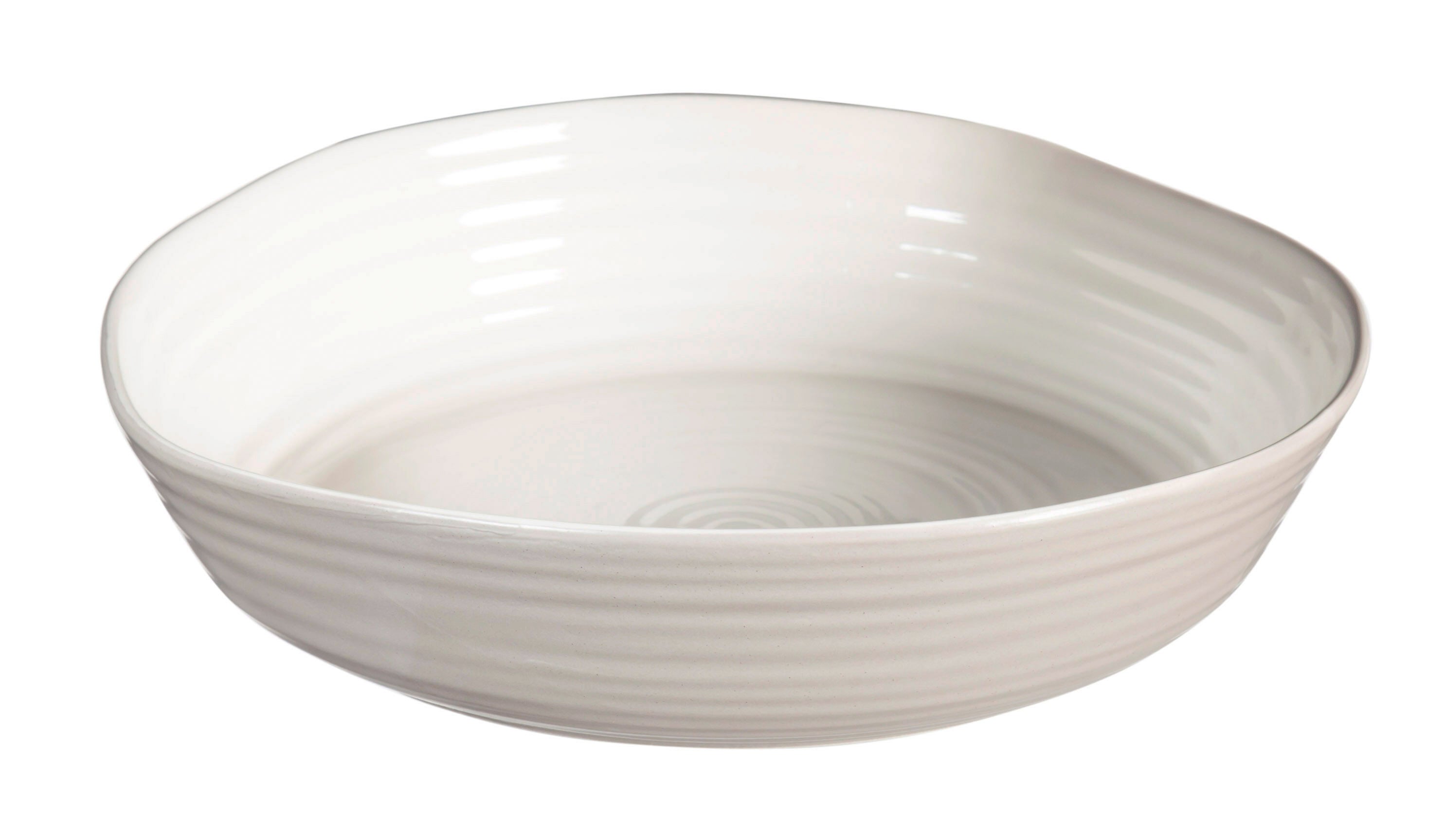 Shiloh Ceramic Embossed Serving Bowl