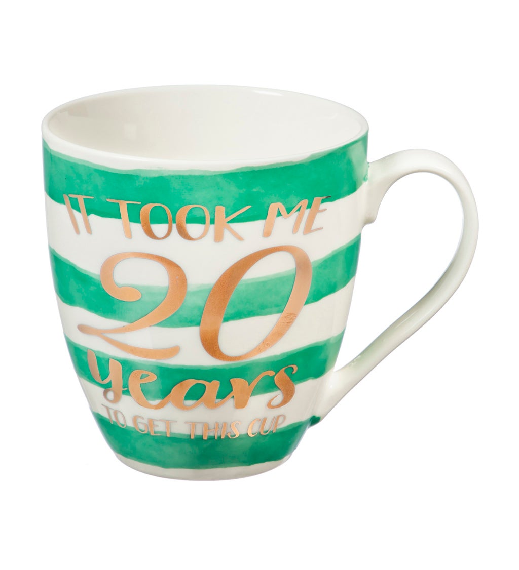 Ceramic Cup O' Java, 17 oz, It Took Me 20 Years