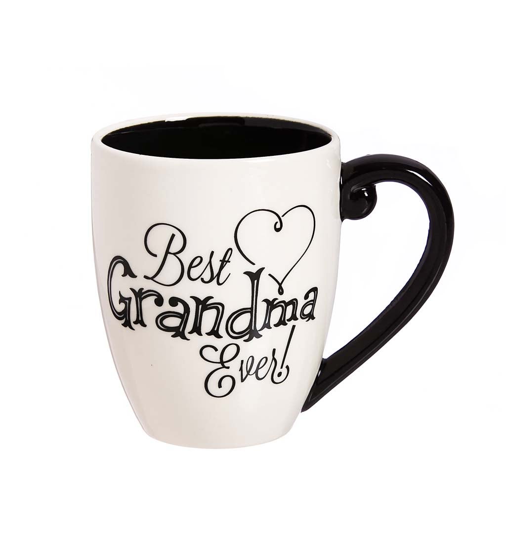 Black Ink Best Grandma Ever Coffee Mug