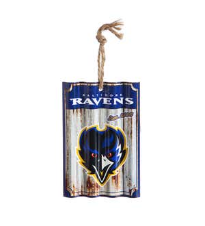 Baltimore Ravens Corrugated Metal Ornament