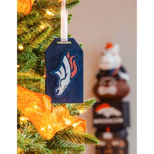 Denver Broncos Gift Tag Ornament