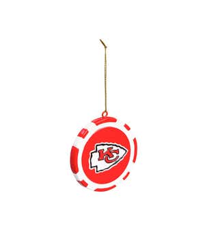 Kansas City Chiefs Game Chip Ornament