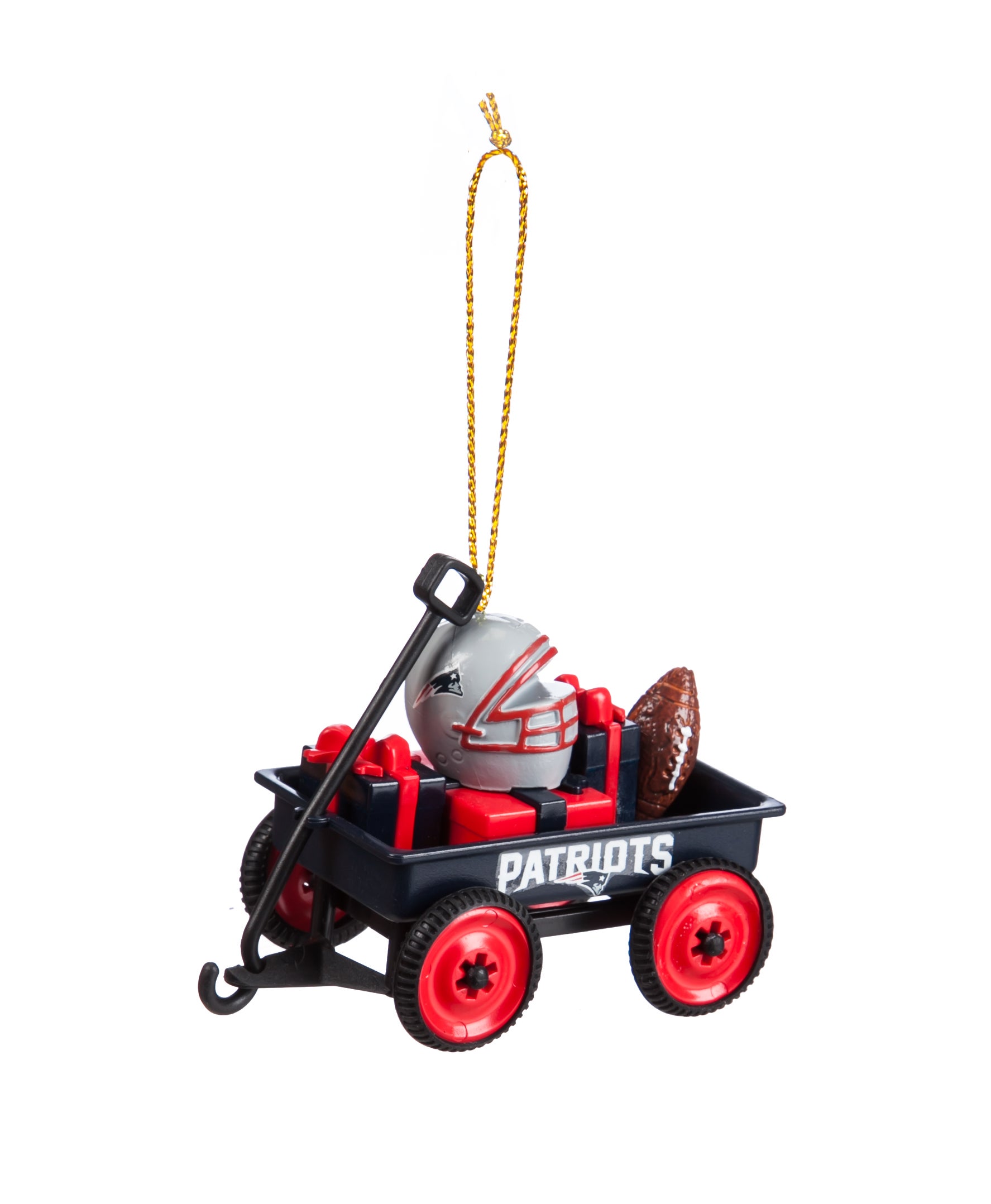 New England Patriots Team Wagon Ornament