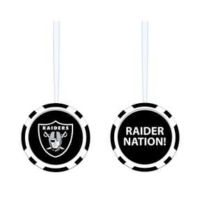 Las Vegas Raiders Game Chip Ornament
