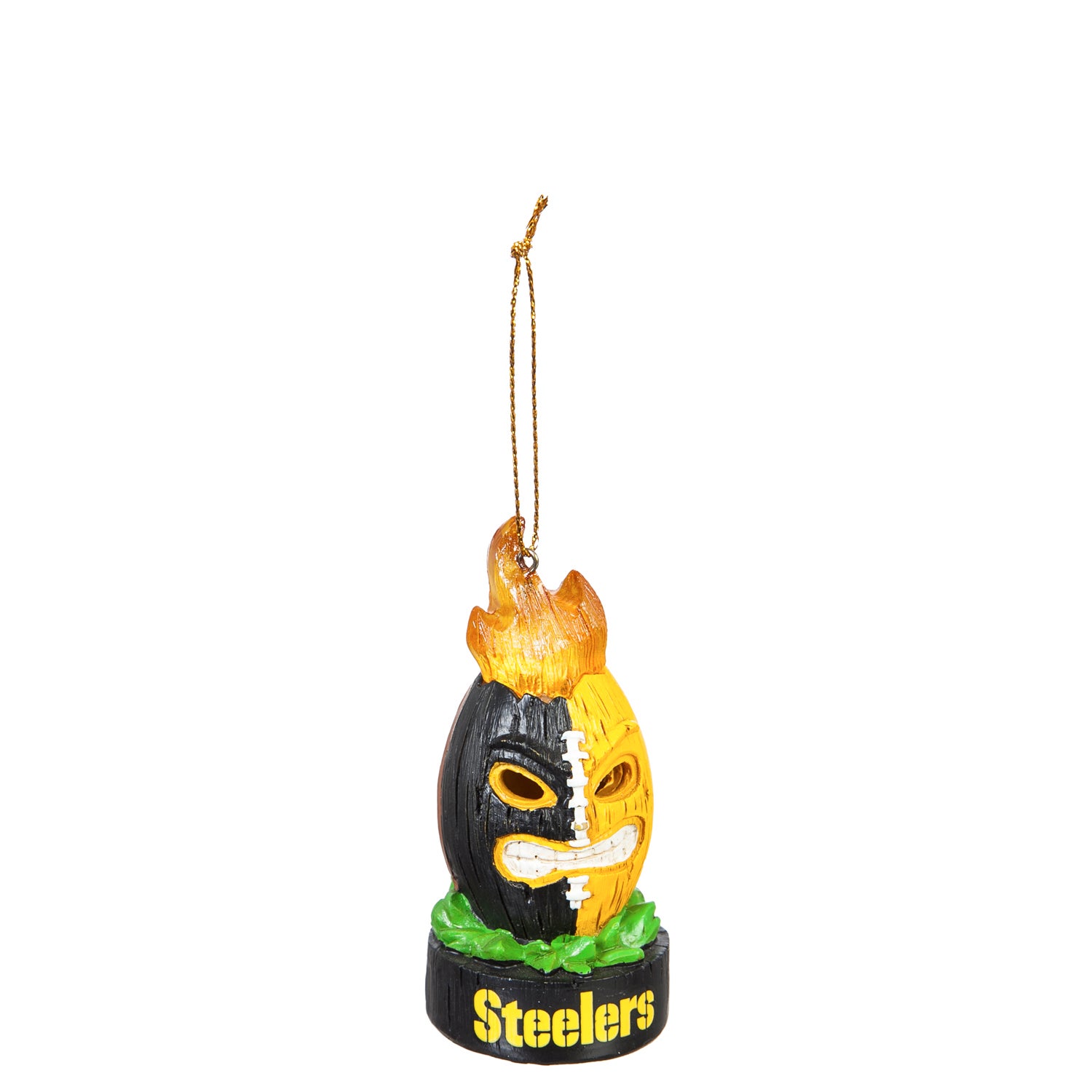 Pittsburgh Steelers Lit Team Ball Ornament