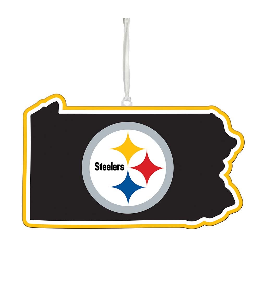Pittsburgh Steelers State Ornament