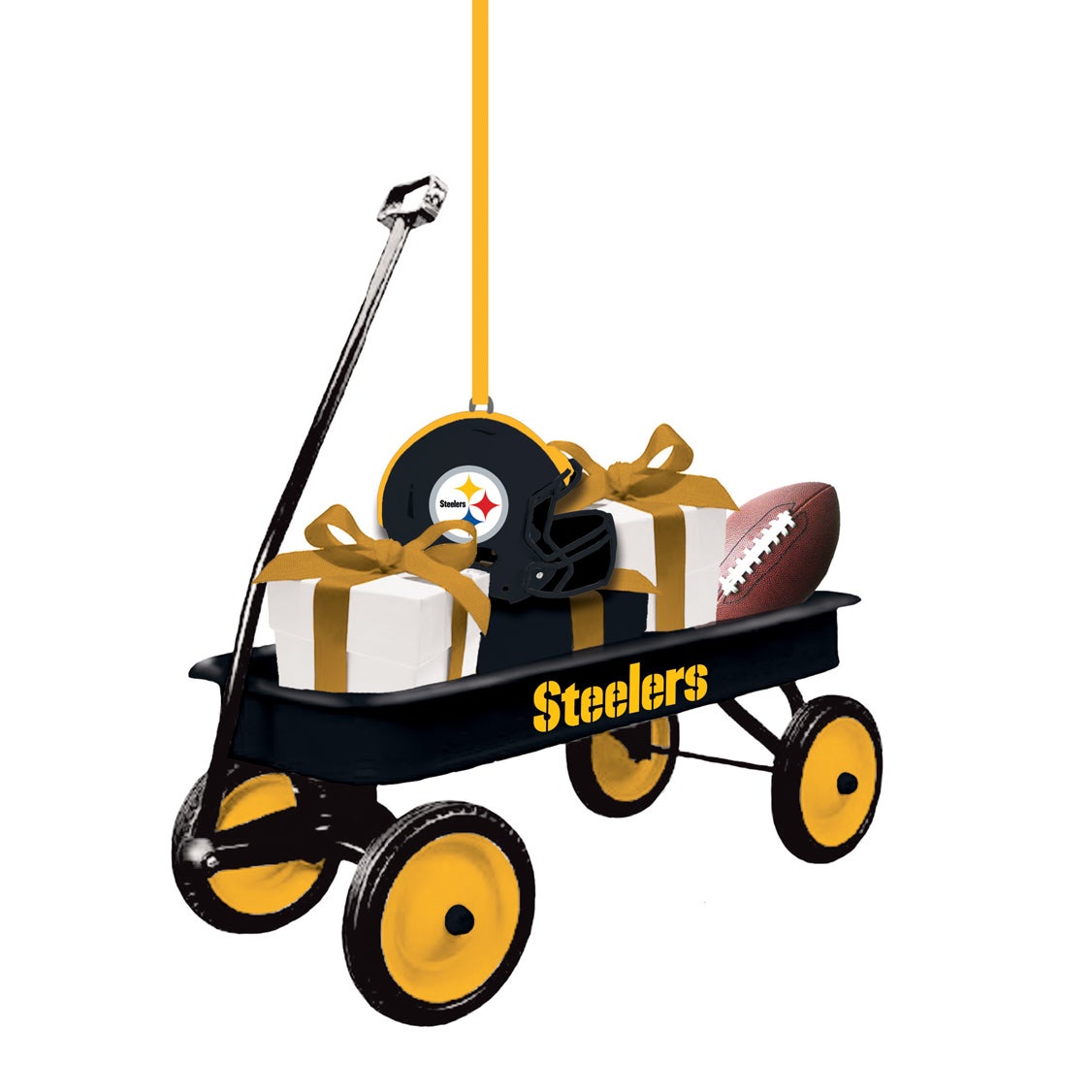 Pittsburgh Steelers Team Wagon Ornament