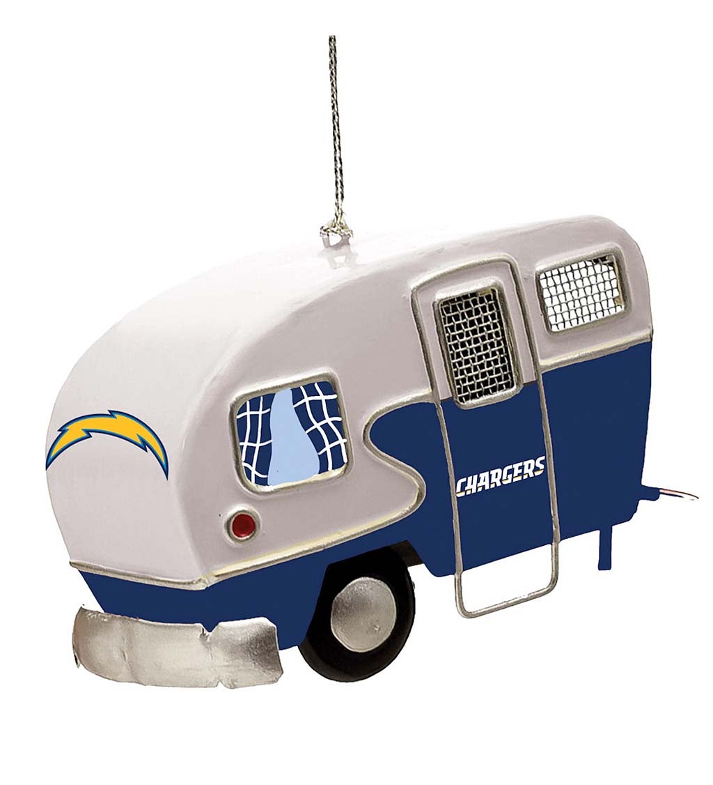 San Diego Chargers Set of 6 Light Up Ball Christmas Ornaments