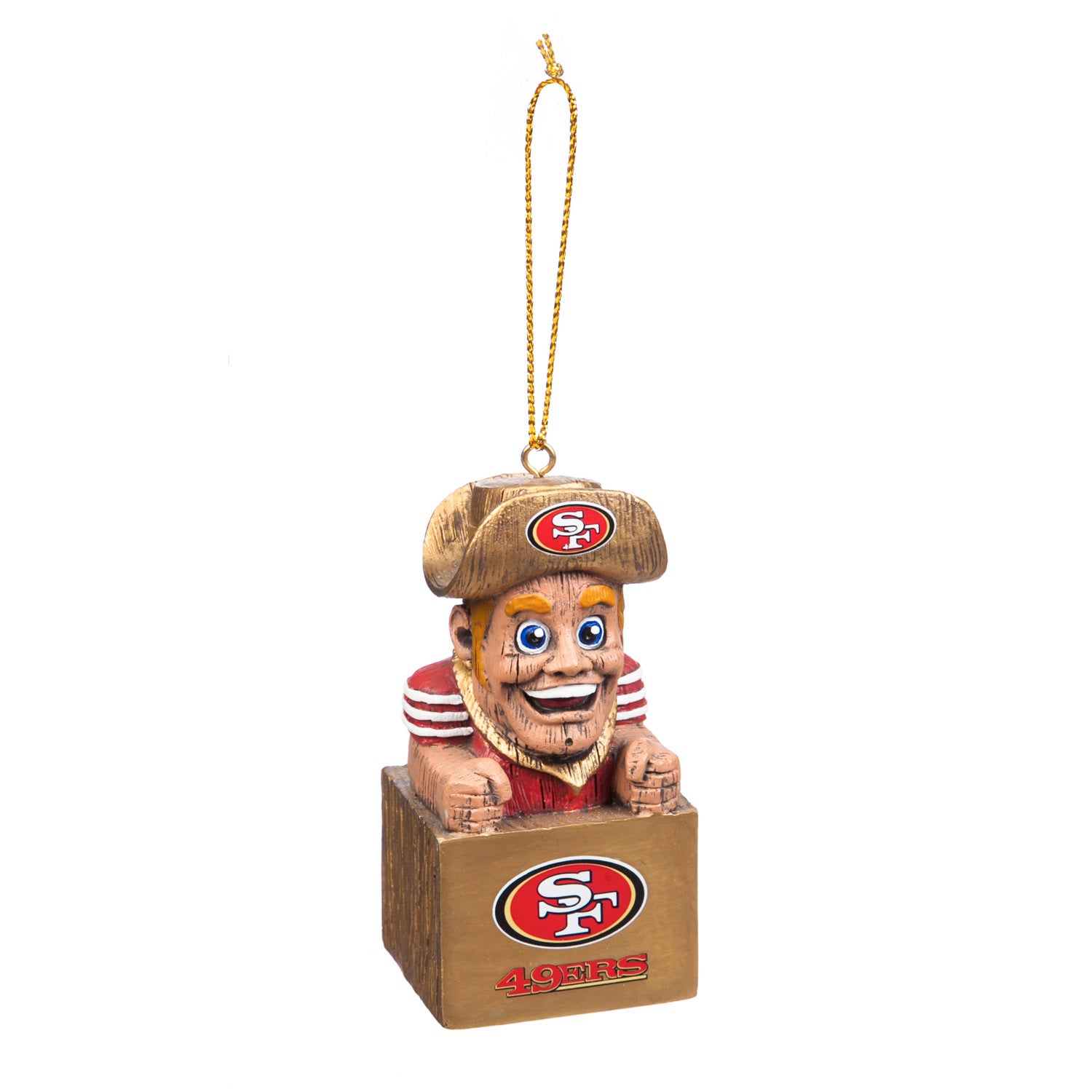 Mascot Ornament, San Francisco 49ers
