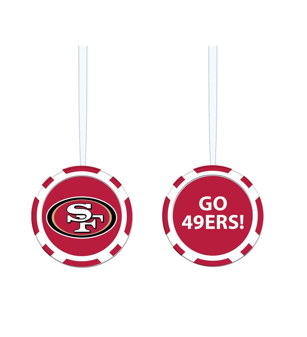 San Francisco 49ers Came Chip Ornament