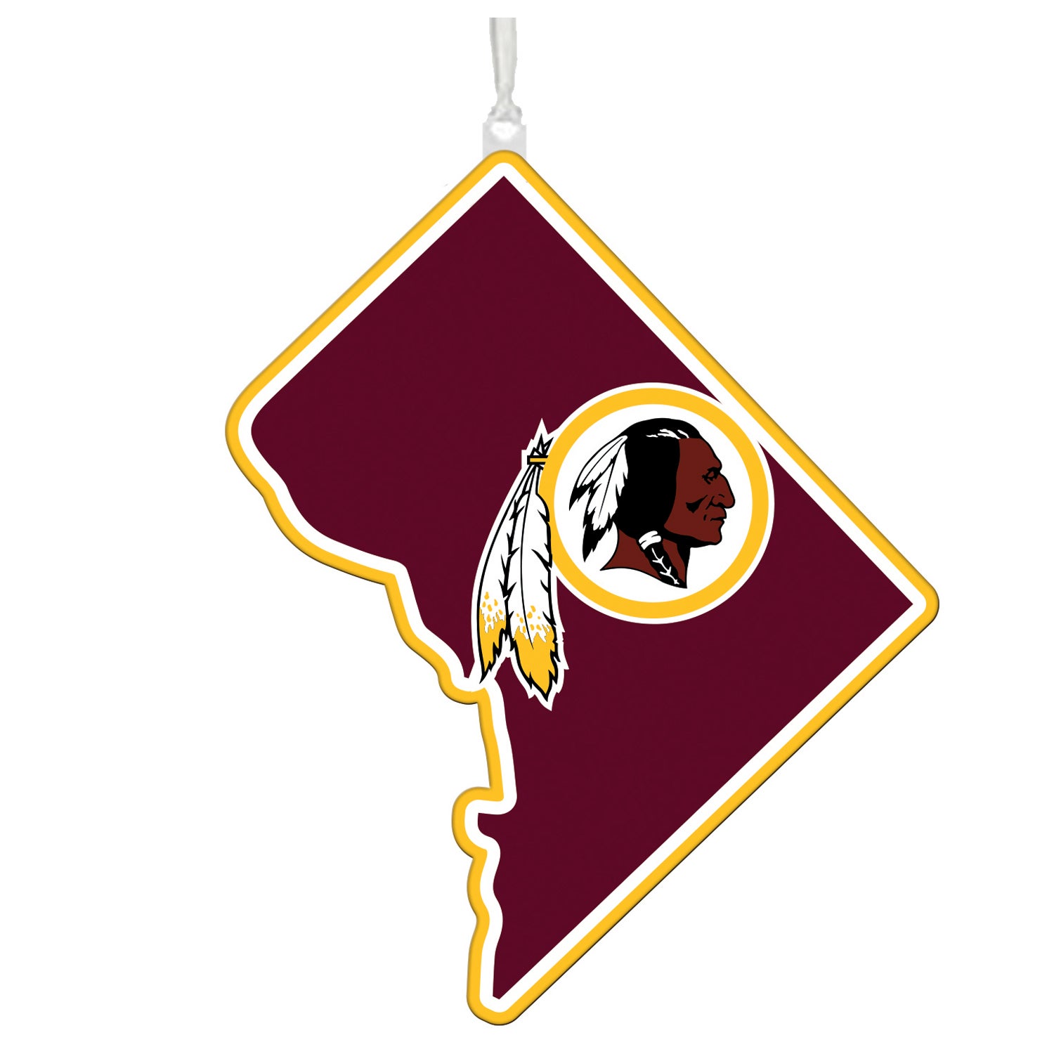 Washington Redskins State Ornament