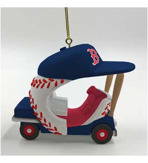 LED Boxed Ornament Set of 6, Boston Red Sox