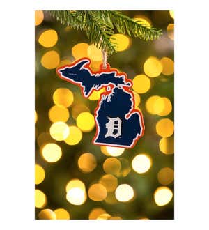 Detroit Tigers State Ornament
