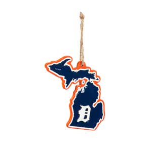 Detroit Tigers State Ornament