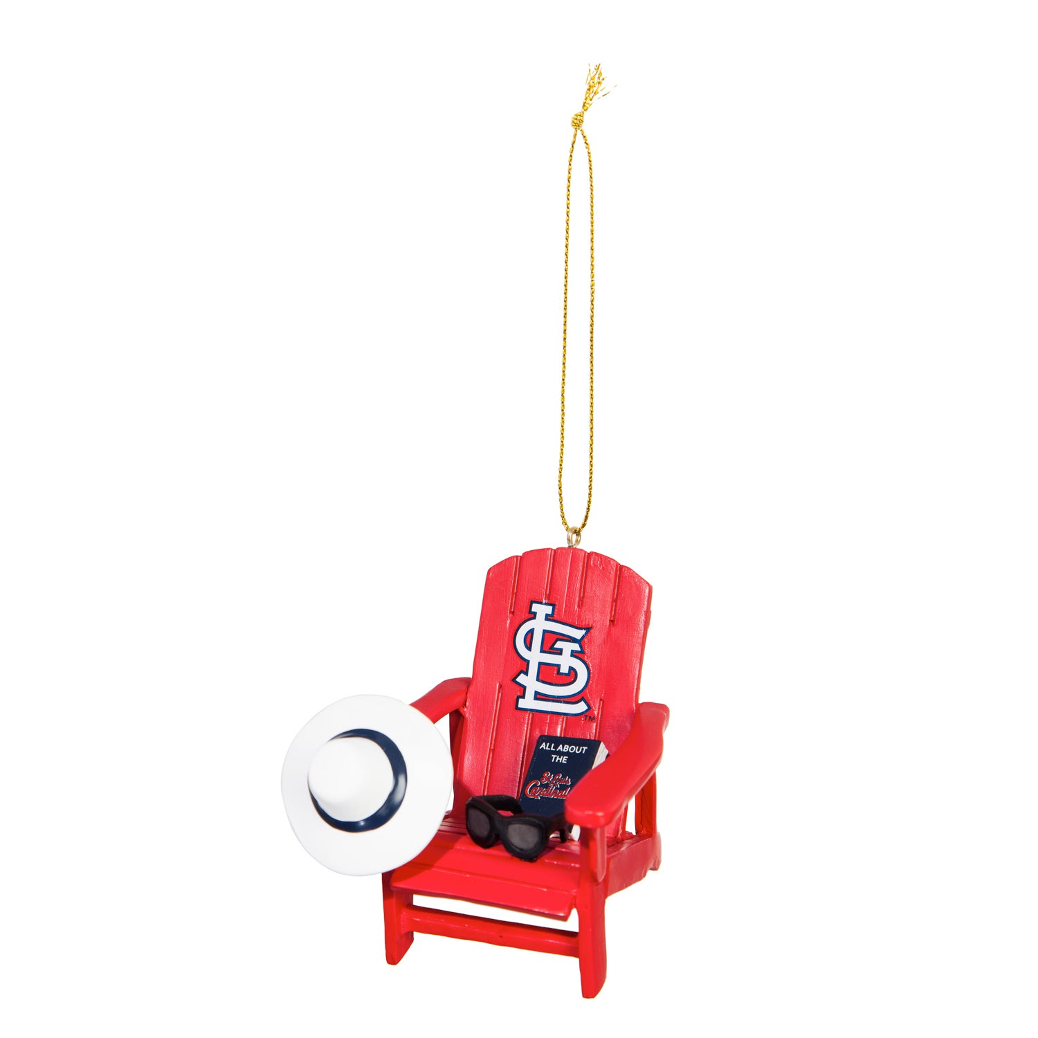 St Louis Cardinals Adirondack Chair Ornament