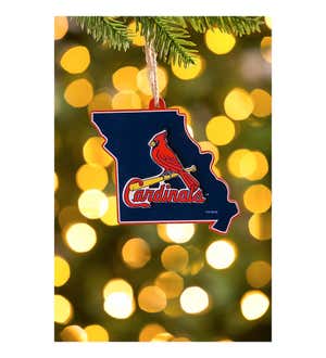 St Louis Cardinals State Ornament